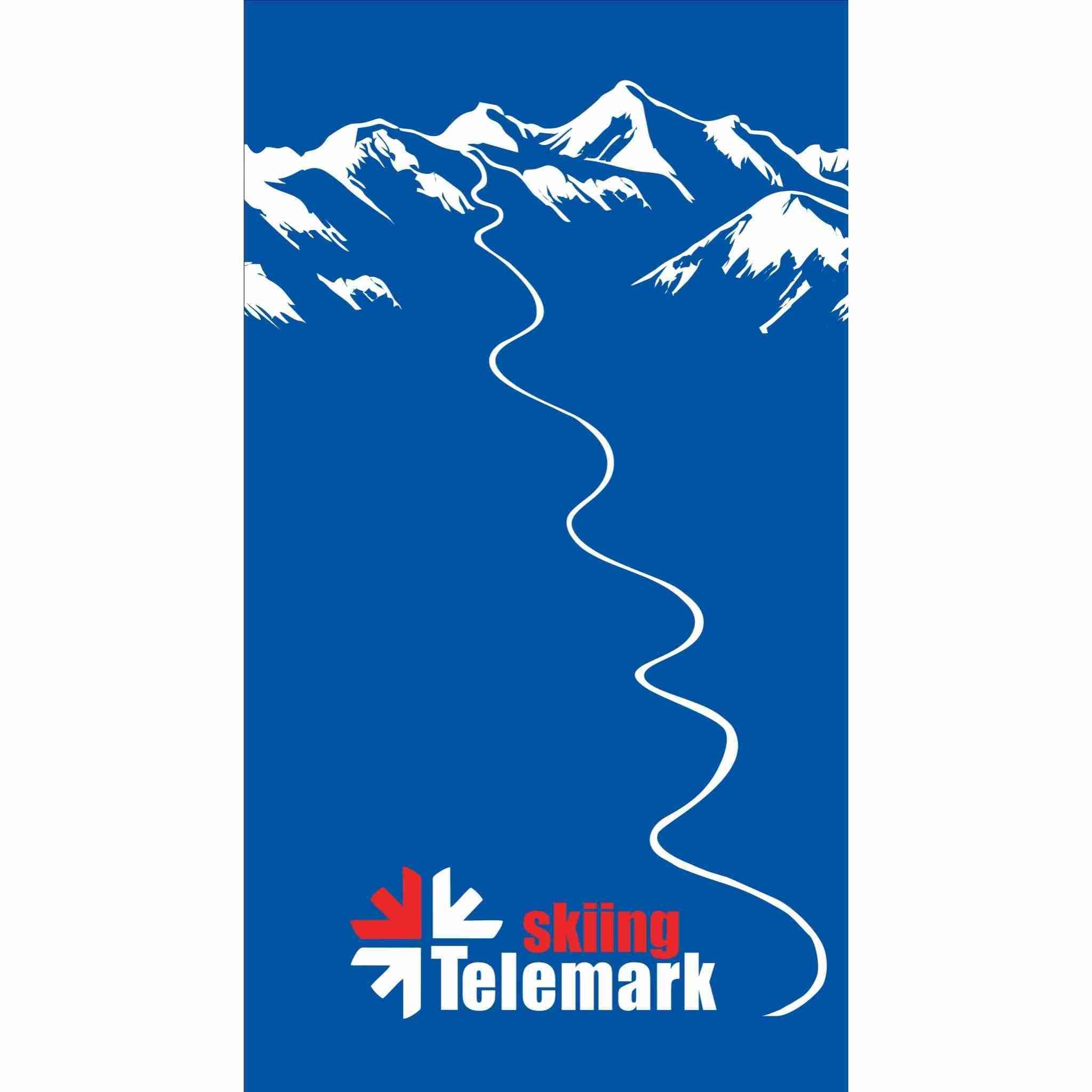 Multifunctional Telemark Skiing Headwear - Blue Ski Mountains
