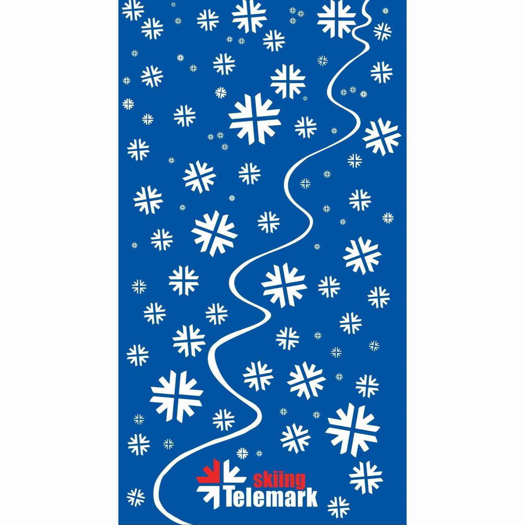 Multifunctional Telemark Skiing Headwear - blue and skiline