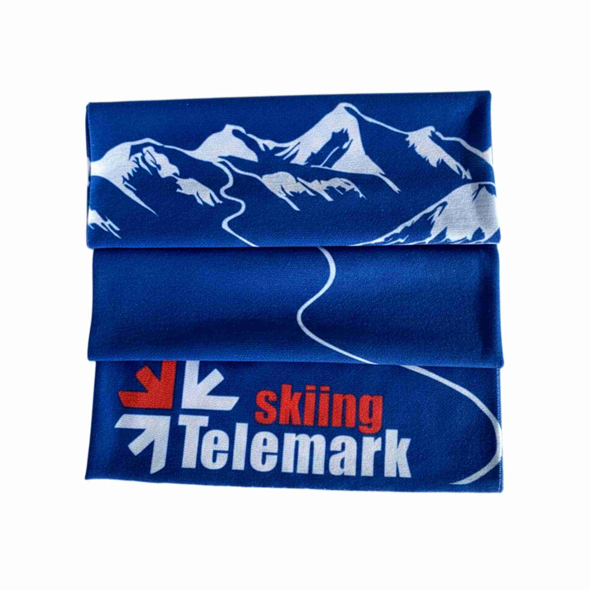 Multifunctional Telemark Skiing Headwear - Blue Ski Mountains