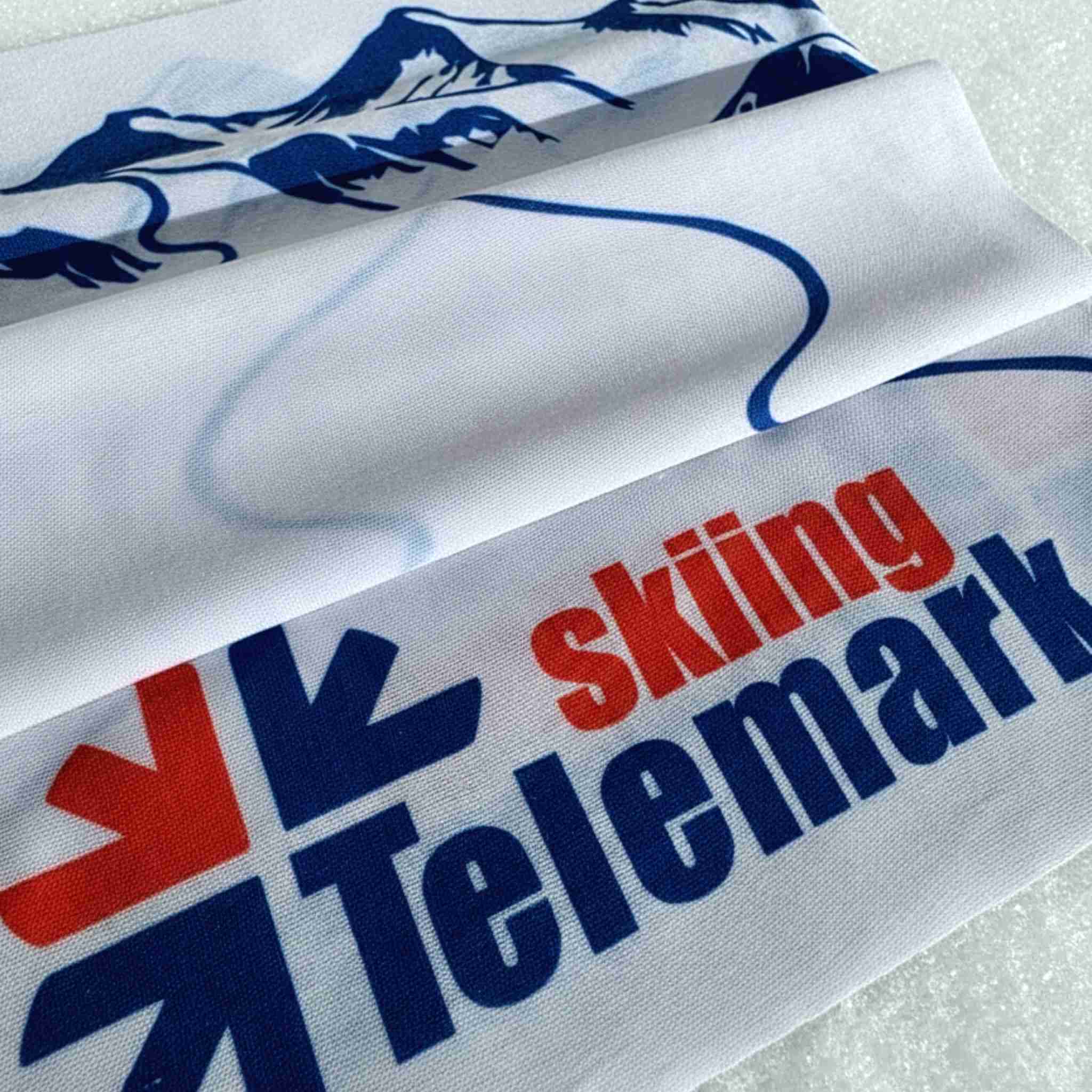 Multifunctional Telemark Skiing Headwear - White Mountain Panorama